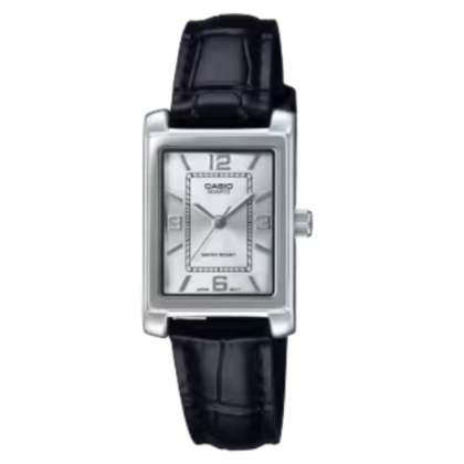 Casio General LTP-1234LL-7A Leather Strap Analog Women Watch